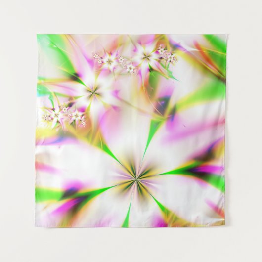 Bloemfractal Wandkleed (Voorkant)