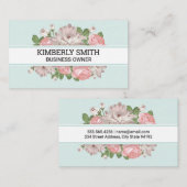 Bloemframe Visitekaartje (Voorkant / Achterkant)