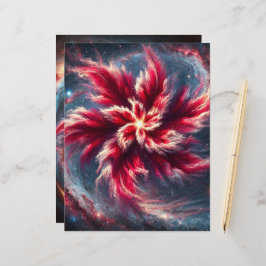 Bloemgalaxy poinsettia plakboek papieren vellen