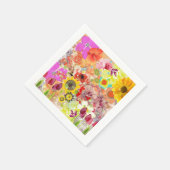 Bloemgalore party bruid lunch Papier servet (Hoek)