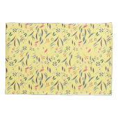 Bloemgeel  Christelijk Bijbelvers Kussensloop (Achterkant)