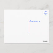 Bloemgeel Zonnebloem Dank u Bloem Briefkaart (Achterkant)