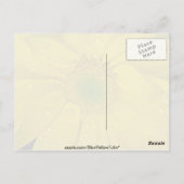 Bloemgeelbloemen Briefkaart (Achterkant)
