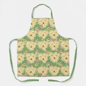 Bloemgeïnspireerde groene peren schort (Voorkant)