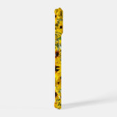 Bloemgele Bloemen Veld iPhone Hoes 15 Case (Rechterkant)