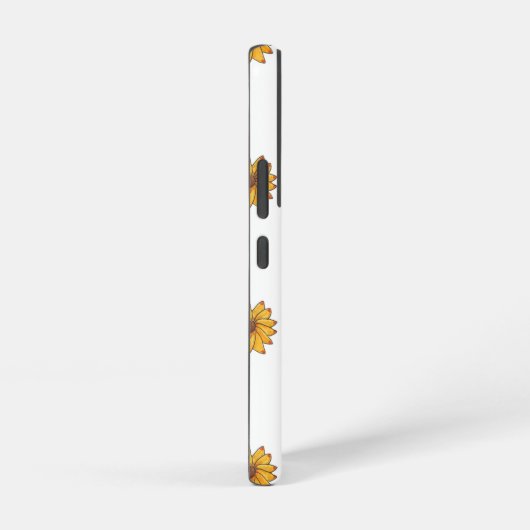 Bloemgele marker inktpatroon samsung galaxy hoesje (Rechterkant)