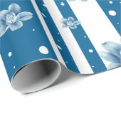 Bloemgestreepd inpakpapier (Rol Hoek)