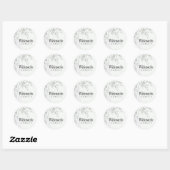 Bloemgestreepte blad Purim sticker (Vel)