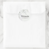 Bloemgestreepte blad Purim sticker (Tas)