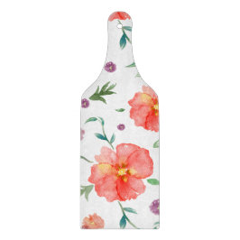 Bloemglazen snijplank - Keukencadeau voor koppels