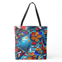 Bloemglazuur Canvas tas