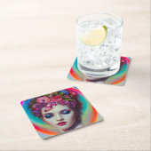 bloemgodin kartonnen onderzetters (Insitu)