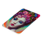 bloemgodin magneet (Linkerzijde)