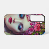 bloemgodin samsung galaxy hoesje (Achterkant horizontaal)