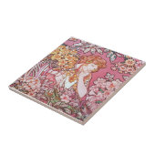 bloemgodin tegeltje (Zijkant)