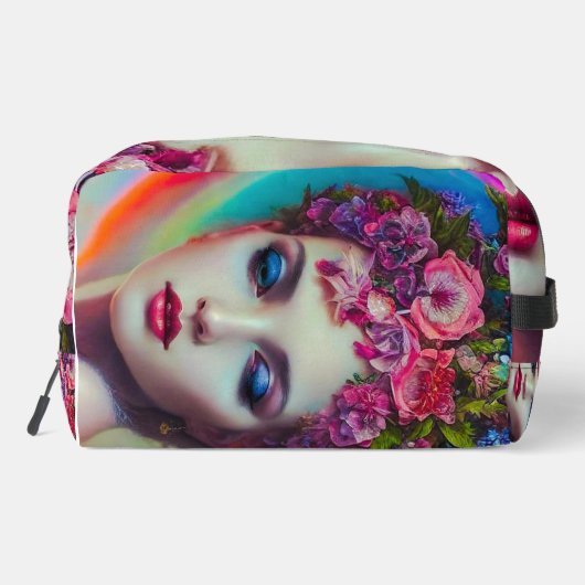 bloemgodin toilettasje (Achterkant)