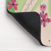 Bloemgolven Muismat (Hoek)