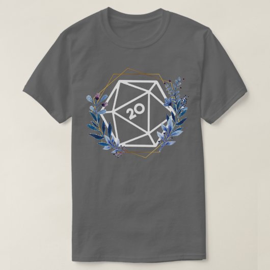 Bloemgoud D20 T-shirt (Design voorkant)