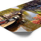Bloemgracht Amsterdam Canal Summer Photo Poster (Hoek)