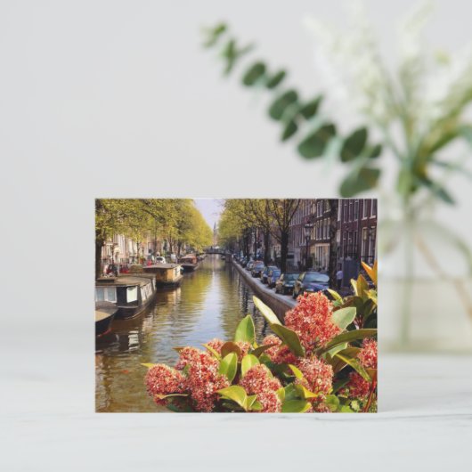 Bloemgracht Amsterdam Summer Briefkaart (Staand voorkant)