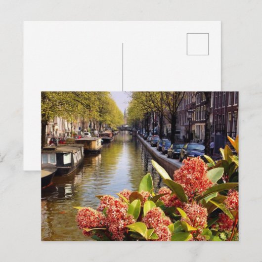 Bloemgracht Amsterdam Summer Briefkaart (Voorkant / Achterkant)
