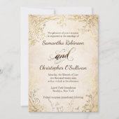 Bloemgravure Oud Geld Europese Stijl Kaart (Voorkant)