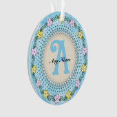 Bloemgrens Monogram Ornament (voorkant)