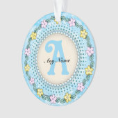 Bloemgrens Monogram Ornament (voorkant)
