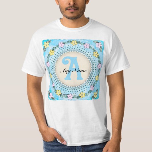 Bloemgrens Monogram t-shirt (Voorkant)