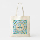 Bloemgrens Monogram Tote Bag (Achterkant)