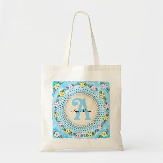 Bloemgrens Monogram Tote Bag (Voorkant)