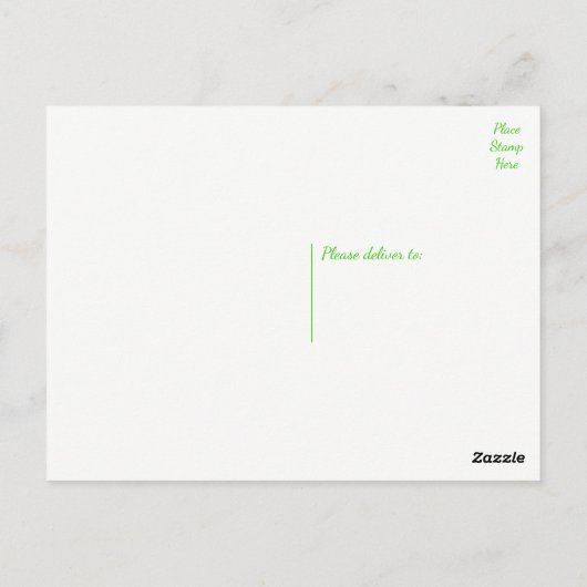 Bloemgroen Dank u witte madeliefjes bloemen Briefkaart (Achterkant)