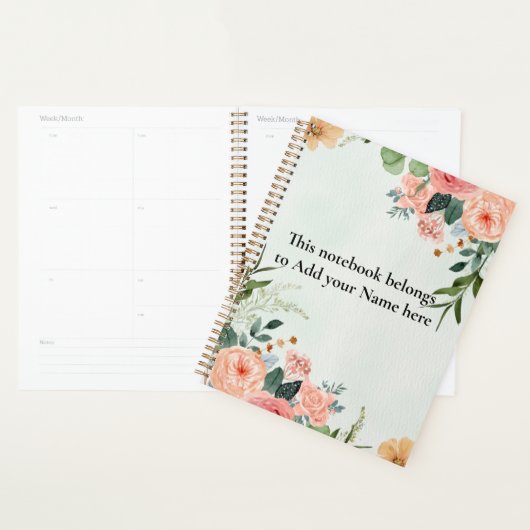 bloemgroen planner (Display)