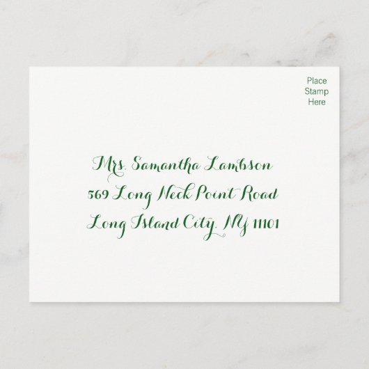 Bloemgroen RSVP Succulenten & Cactus Zuidwest Uitnodiging Briefkaart (Achterkant)