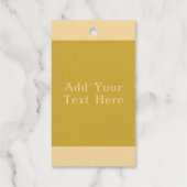 Bloemhart Gepersonaliseerde Folie Gift Labels (Achterkant)