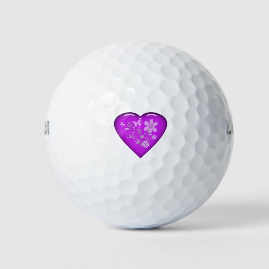 Bloemhart Golfballen (Voorkant)