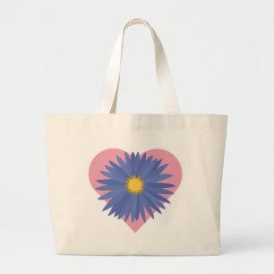 Bloemhart Grote Tote Bag