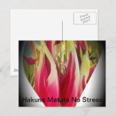 Bloemhart Kunstprint Briefkaart (Voorkant / Achterkant)