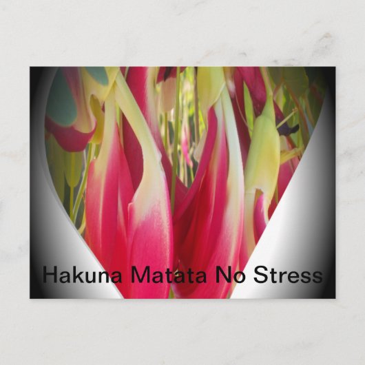 Bloemhart Kunstprint Briefkaart (Voorkant)