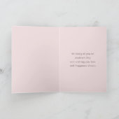 Bloemhart Liefde jij mama Moederdag Kaart (Binnen)