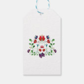 Bloemhart met citaat cadeaulabel (Achterkant)