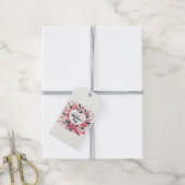 Bloemhart Moederdag Cadeaulabel (Met Touw)