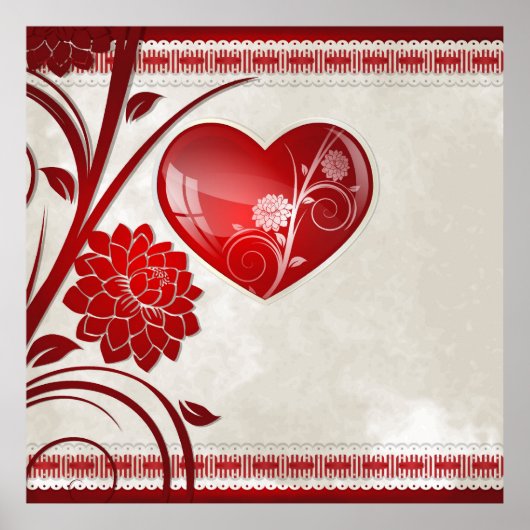 Bloemhart Poster (Voorkant)