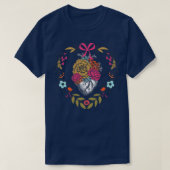 Bloemhart T-shirt (Design voorkant)