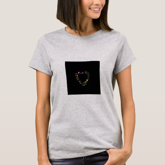 Bloemhart T-shirt (Voorkant)