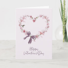 Bloemhart Valentijnkaart Kaart