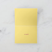 Bloemhartboeket kunst bedankkaart (Binnen)