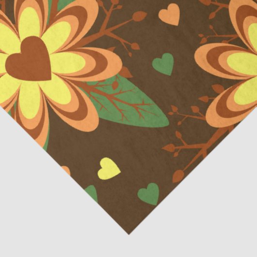 bloemharten tissuepapier (Detail)