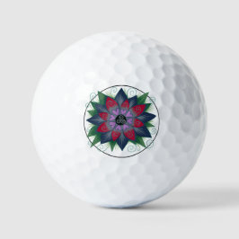 Bloemhartenen mandala golfballen