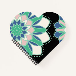 Bloemhartmandala Notitieboek